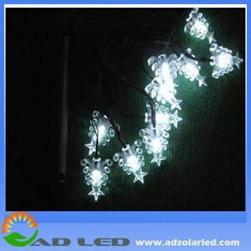 christmas light solar led decoration light 20 led solar decoration light