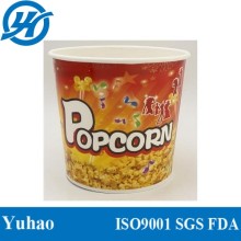 Disposable Single Wall Paper Popcorn Cups