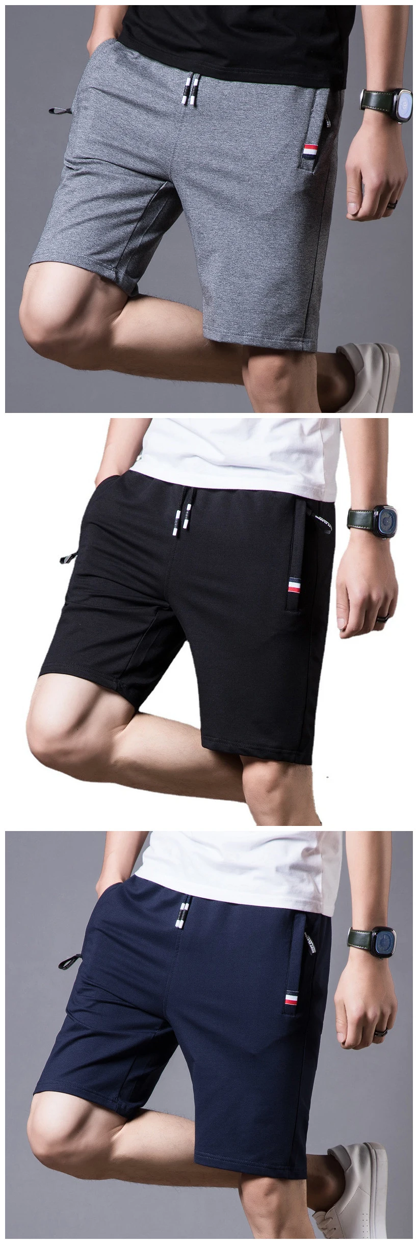 Wholesale Sports Short 100% Cotton Jogger Men Track Pants King Size Summer Pants