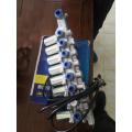 PC300-7 Bagian excavator 207-60-71320 grup katup solenoida