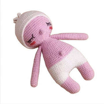 Handmade Crochet Cotton Toy Stuffed Amigurumi Baby Toy
