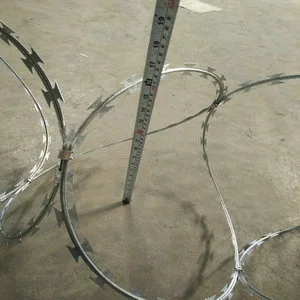 15 M Per Roll Hot DIP Galvanized Concertina Razor Wire