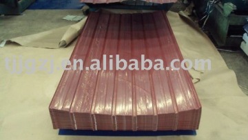 color galvanized roofing tiles