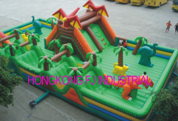 Forest Dinosaur Inflatable Playground, Forest Inflatable Bounce House