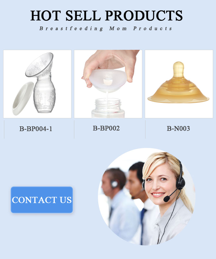 Bpa Free Silicon Milk Saver Collector Baby Brest Feeding Suction Manual Silicone Breast Pump With Lid