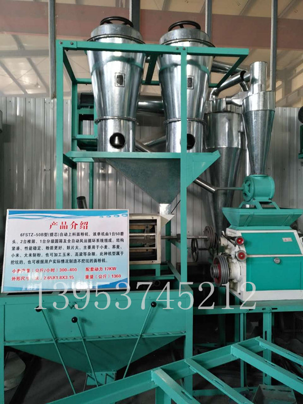 Model 6fsz-50 small flour mill