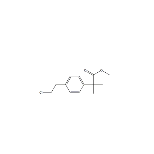मिथाइल 2- (4- (2-क्लोरोइथाइल) फिनाइल) -2-मिथाइलप्रोपानोएट 1181267-33-3