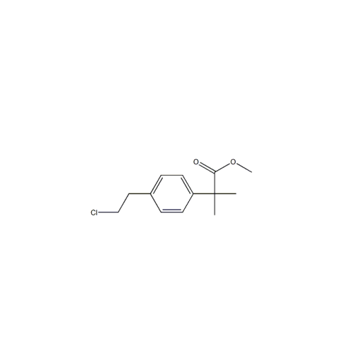 2- (4- (2-cloroetil) fenil) -2-metilpropanoato de metilo 1181267-33-3