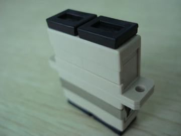 SC duplex adapter beige