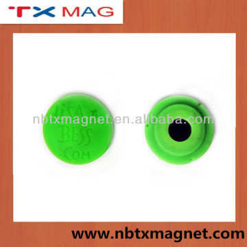 plastic button name badge