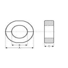 Ferrite lõi chất lượng cao chất lượng cao ferrite toroid