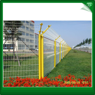 Yellow peach shaped welded steel mesh