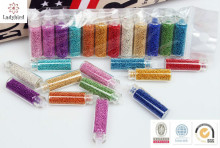 Ladybird Nail Art Caviar DIY Colorful Glitter Glass Bead caviar