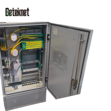 OEM 576 Core Fiber Cable Management Outdoor SMC Fiber Optic Cabinet