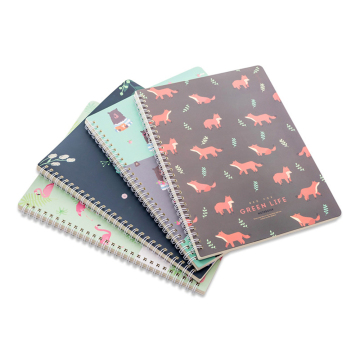 School Kids Writing Spiral Notepad Notebooks