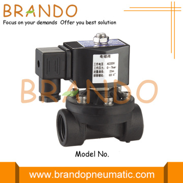 1/2 `` 3/4 &#39;&#39; Su Plastik Solenoid Valfı 24VDC 12VDC