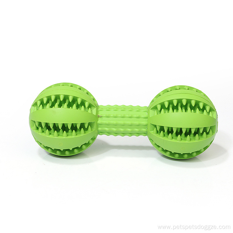 Teeth Cleaning Rubber dog chew toy ball