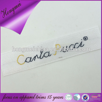 Formal brand name satin label laser printer with paper cutting