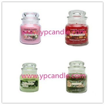 Yankee scented soy high quality glass candle