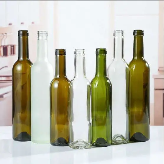 250ml 500ml 750ml Glass Olive Oil Packaging Bottle/Brown Glass Bottle/Dark Green Bottle