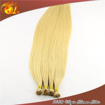 I-tip Hair Extension Wavy Hair Weaving,Keratin Pre-bonded Wavy Hair Extension