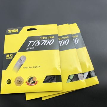 1pc TAAN TT8700 tennis string Flexibility tennis racquet string soft poly string rackets string 1.1mm