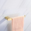 Gold Finishing Copper Single Towel Rack