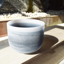 [Discount]Obsidian Frosted Crystal Singing Bowl