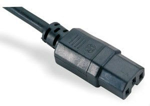 IEC 320 C15 power plug cord high temperature resistance connector