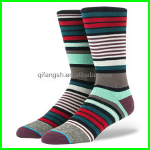 Jacquard knitted supima cotton business socks
