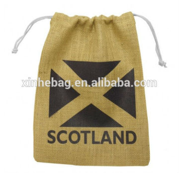 Reusable Jute Custom linen sachets lavender bags