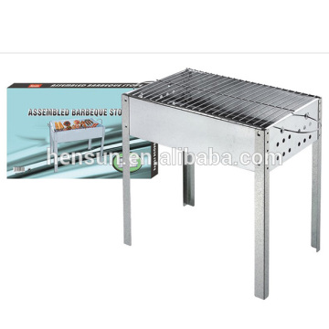 Galvanized Portable Charcoal Grill Kebab Grill
