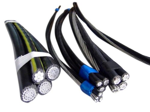 PE insulated twisted ABC cable, Duplex Service Drop Aerial Bundled Cables