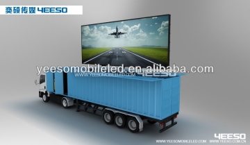 Mobile LED display container, Mobile led billboard van, digital signage van