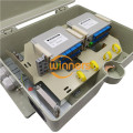 2pcs 1x16 plc splitter smc box fibra óptica