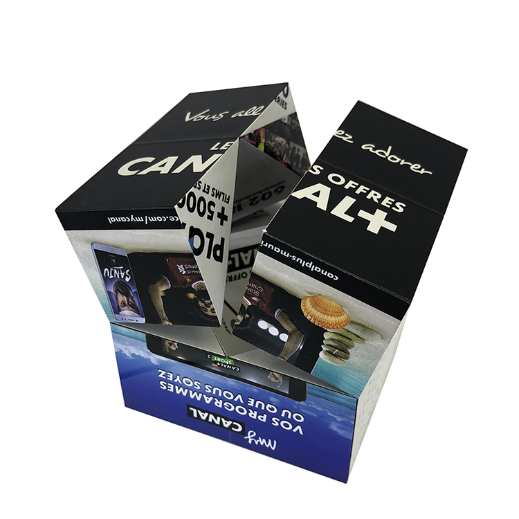 2021 new product ideas custom high quality calendar advertising gifts folding magic cubes