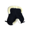 White Half Sheepskin Saddle Pad With Customized Fur