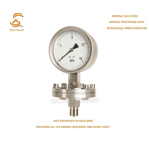 High-quality stainless steel diaphragm seal pressure gauge