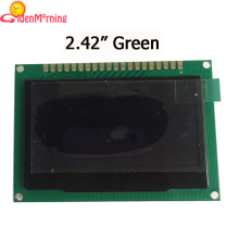 2.42"oled display with green color