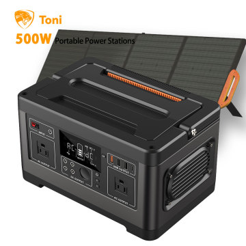 Toni 500W High Efficiency Waterproof Foldable Portable Solar Panel Charger