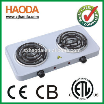 popular double coil burner