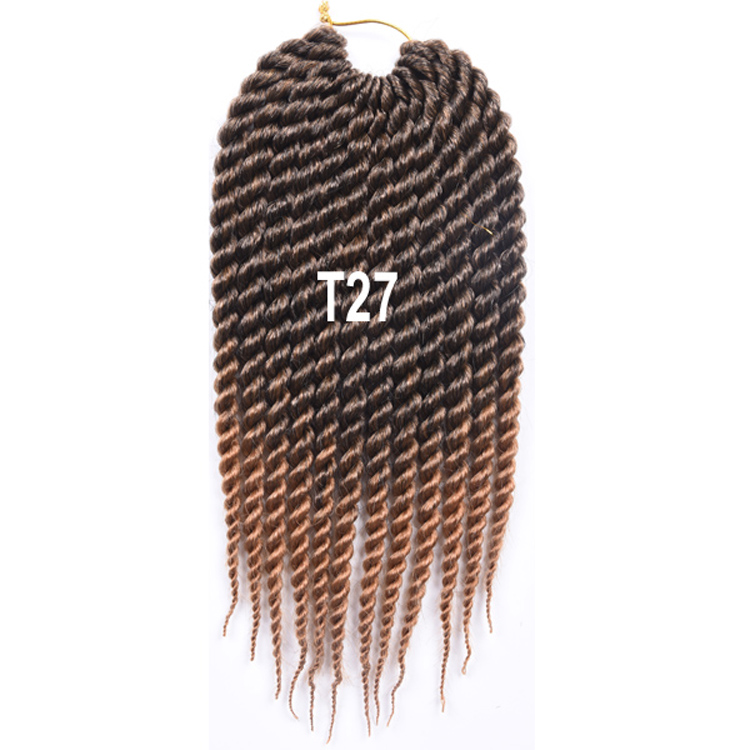 Julianna Black natural senegalese  african styles twist crochet braid  twist synthetic hair braiding hair kanekalon synthetic