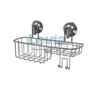 double suction holder metal rack storage