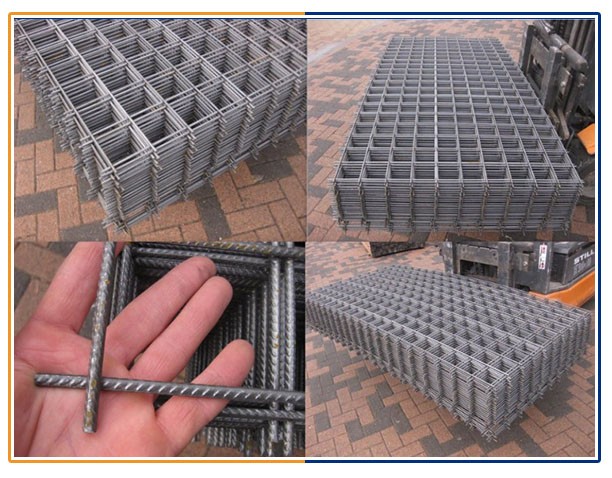 SL82 tetulang mesh keluli rebar konkrit tetulang dikimpal dawai dawai pembinaan mesh panel