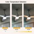 Wooden color blade new ceiling fan light