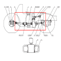 Changlin 957H Loader 937H.3.z Principal eixo de acionamento