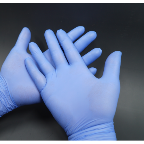 Guantes de examen sin polvo de nitrilo