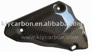 Carbon exhaust collector guard for Ducati 1098 848