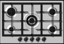 5 Burner Stoves Gas Cooktop Meireles