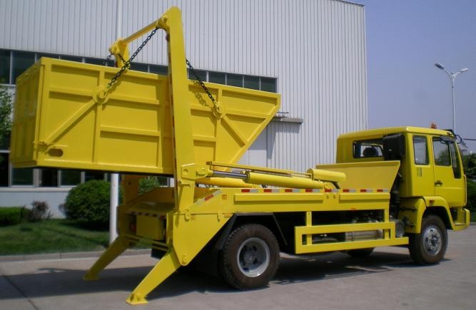 Hot sell 4x2 5CBM 10CBM Capacity 5tons 10tons 12tons Swing arm container garbage truck